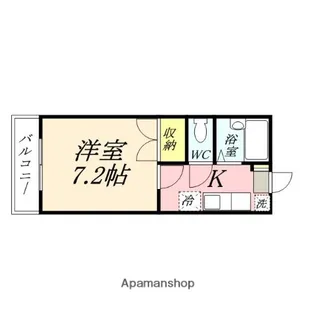 メゾンフェスタ浜【2階】の間取り