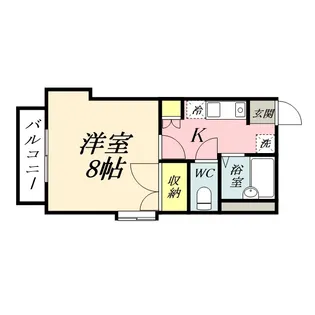 メゾンフェスタ浜【301号室】の間取り