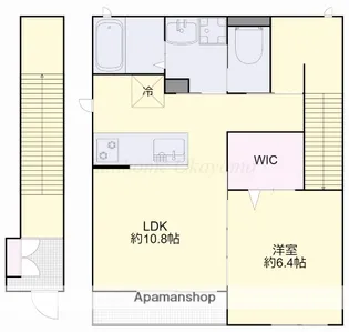 メゾンルミエール【2階】の間取り