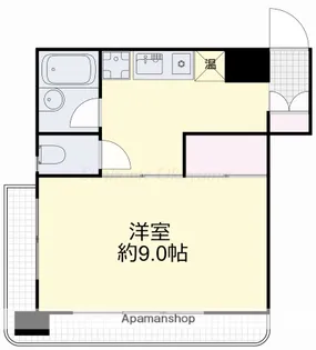 フレーズ津高【402号室】の間取り