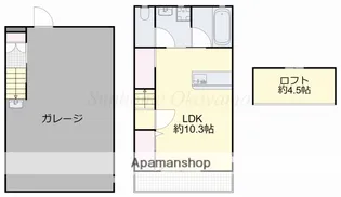 HOSYU Ⅰ【Ⅱ号室】の間取り