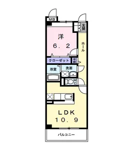 パラッツォ津島【2階】の間取り