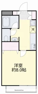 ヴァンテアン東山【2階】の間取り