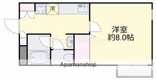 ヴァンテアン東山【1階】の間取り