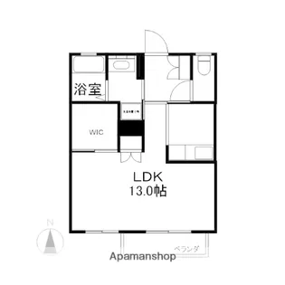 メゾン・ド・ハルト【2階】の間取り