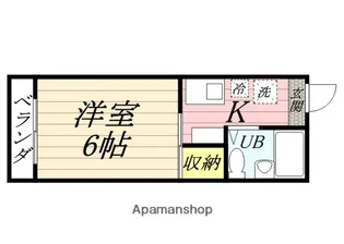 アソシエ島田【2階】の間取り