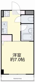 ヴェルメス津島Ⅱ【402号室】の間取り