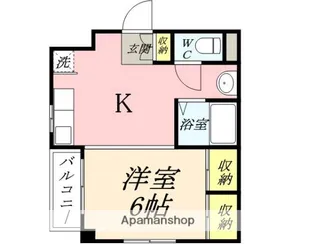 レジデンス岡町【402号室】の間取り