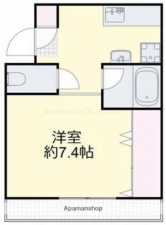 サンライズマンション【3階】の間取り