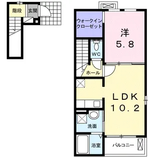 リオグランデ【2階】の間取り