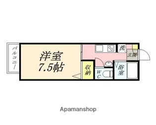 ラフォーレ津高【203号室】の間取り