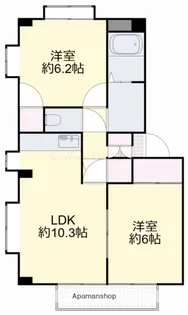 フォブールせが【2階】の間取り