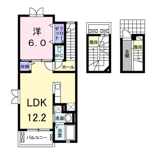 サニーメゾン弐番館【3階】の間取り