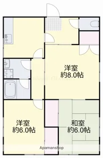 アネックス門田【2階】の間取り