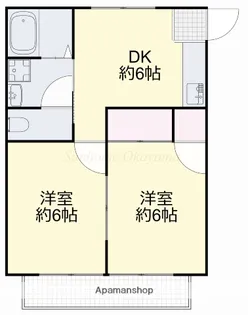 メゾンひかりⅠ【202号室】の間取り