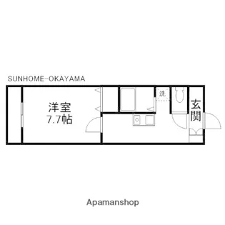 レジデンス今【3階】の間取り
