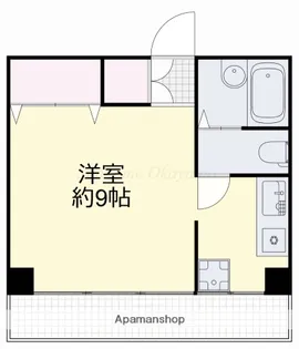 ラ・メール撫川【1階】の間取り
