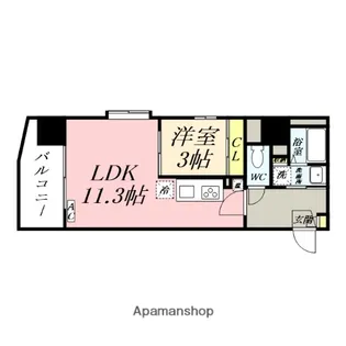 福富GRADEマンション【6階】の間取り