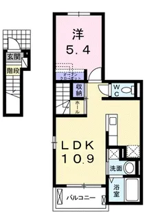 ノーブル中野【2階】の間取り