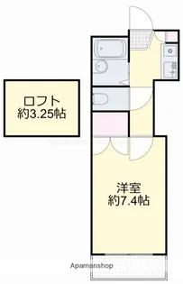 サンライズ西崎【2階】の間取り