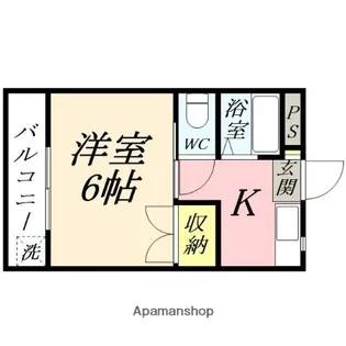 リトルハイム青江Ⅰ【2階】の間取り