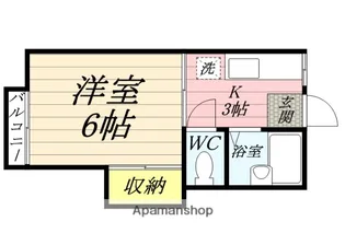 コーポ大野辻【2階】の間取り