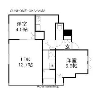MAISON OHANA【1階】の間取り