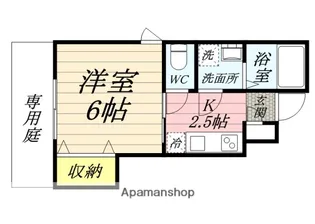 セイシン三門【1階】の間取り