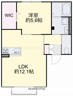 アネシス【1階】の間取り