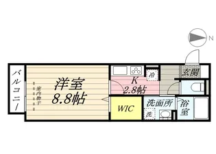 グレイス西崎【2階】の間取り