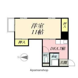サンジェルマン番町【203号室】の間取り