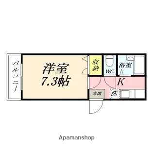 プレアール西川原【2階】の間取り
