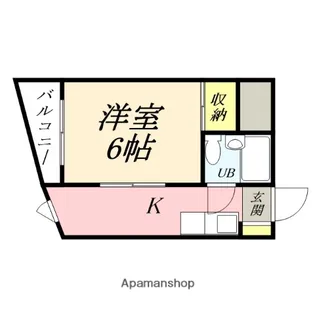 平井ビル【201号室】の間取り