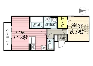 コートヴィレッジ東浦【2階】の間取り