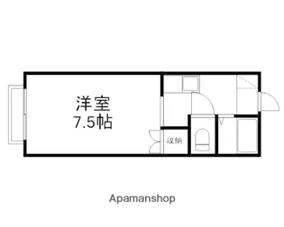 カーサ城北弐番館【1階】の間取り