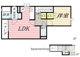 FORTUNA平井 B【2階】の間取り