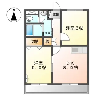ライツェント プラッツ【202号室】の間取り