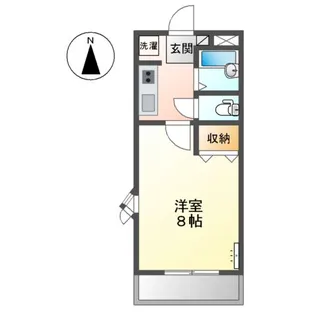 メゾンモンパルナス【00206号室】の間取り