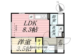 DーROOM LUXURY 2ND【2階】の間取り