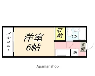 メゾンムシカ【3階】の間取り