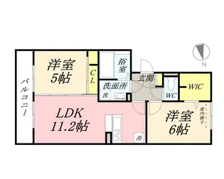 カーサ・ソレイユⅡ【3階】の間取り
