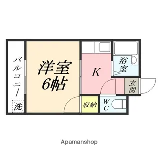 COMFORT HIROSEⅡ【3階】の間取り