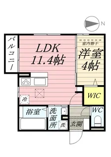 リヴェール【1階】の間取り