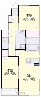 ARVITA NORTH【101号室】の間取り