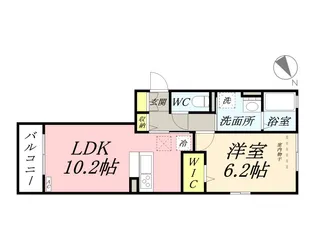 大供MOMO【1階】の間取り