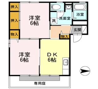 エイトタウン北【2階】の間取り