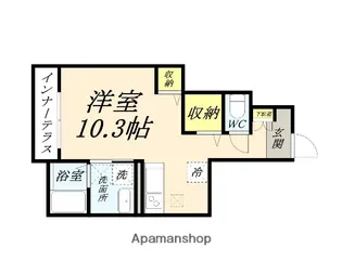 セキドア【1階】の間取り