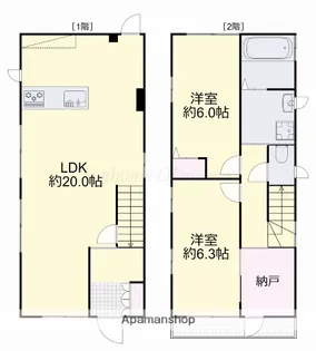 岡山県岡山市北区津島福居2丁目【一戸建】の間取り