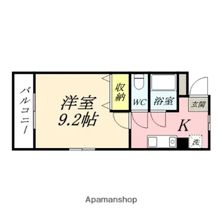MHYビル清水【405号室】の間取り