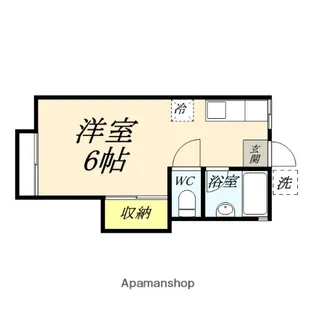 コーポレイバン【206号室】の間取り
